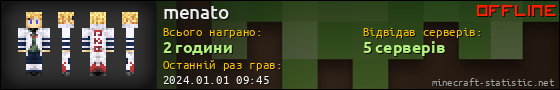 Юзербар 560x90 для menato