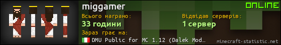 Юзербар 560x90 для miggamer