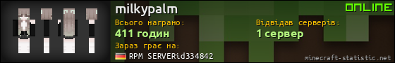 Юзербар 560x90 для milkypalm