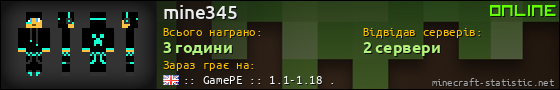 Юзербар 560x90 для mine345