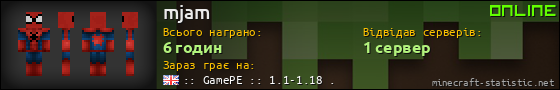 Юзербар 560x90 для mjam