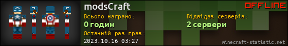 Юзербар 560x90 для modsCraft