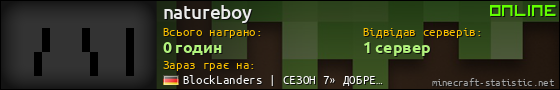 Юзербар 560x90 для natureboy