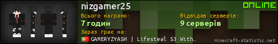 Юзербар 560x90 для nizgamer25