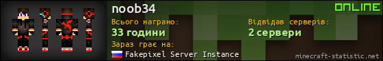 Юзербар 560x90 для noob34