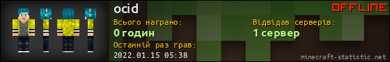 Юзербар 560x90 для ocid
