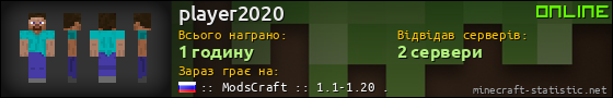 Юзербар 560x90 для player2020