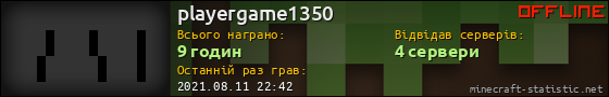 Юзербар 560x90 для playergame1350