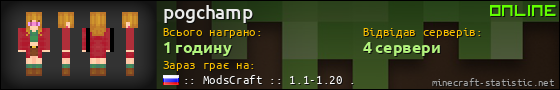 Юзербар 560x90 для pogchamp