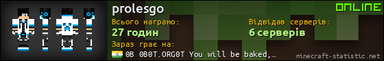 Юзербар 560x90 для prolesgo