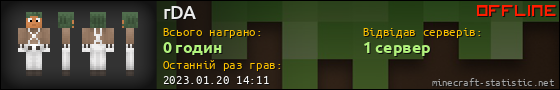 Юзербар 560x90 для rDA