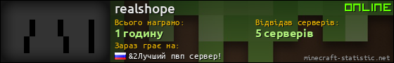 Юзербар 560x90 для realshope