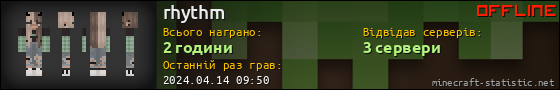 Юзербар 560x90 для rhythm