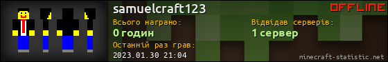 Юзербар 560x90 для samuelcraft123