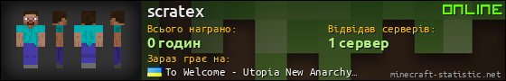 Юзербар 560x90 для scratex