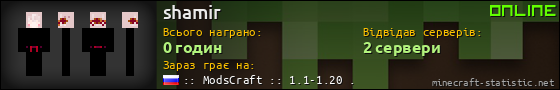 Юзербар 560x90 для shamir