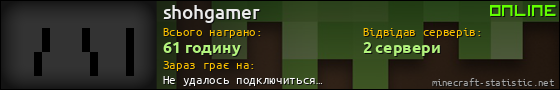 Юзербар 560x90 для shohgamer