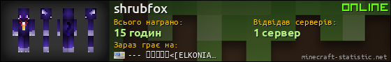 Юзербар 560x90 для shrubfox