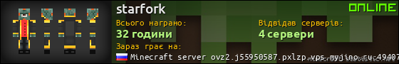 Юзербар 560x90 для starfork