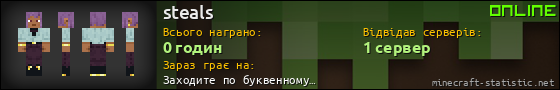 Юзербар 560x90 для steals