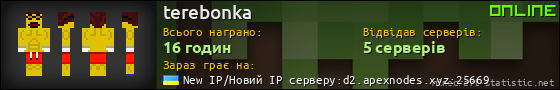 Юзербар 560x90 для terebonka