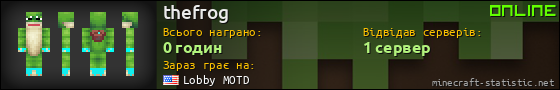 Юзербар 560x90 для thefrog