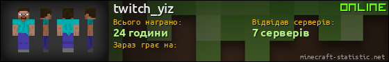 Юзербар 560x90 для twitch_yiz