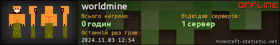 Юзербар 560x90 для worldmine