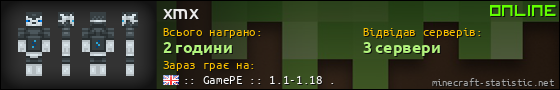 Юзербар 560x90 для xmx