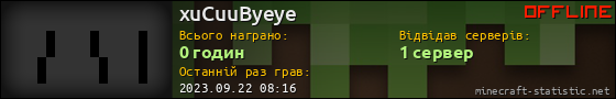 Юзербар 560x90 для xuCuuByeye