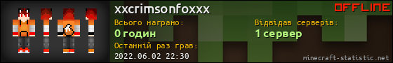 Юзербар 560x90 для xxcrimsonfoxxx
