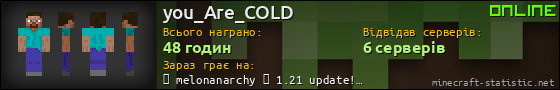 Юзербар 560x90 для you_Are_COLD