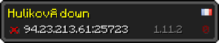 Userbar 320x64 in minecraft style for 94.23.213.61:25723