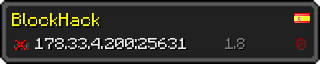 Userbar 320x64 in minecraft style for 178.33.4.200:25631