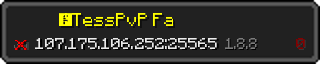 Userbar 320x64 in Minecraft-Stil für den Server 107.175.106.252:25565