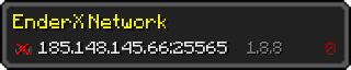 Userbar 320x64 in minecraft style for 185.148.145.66:25565