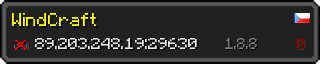 Userbar 320x64 in Minecraft-Stil für den Server 89.203.248.19:29630