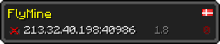 Userbar 320x64 in Minecraft-Stil für den Server 213.32.40.198:40986