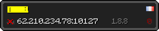 Юзербар 320x64 у стилі майнкрафт для сервера 62.210.234.78:10127