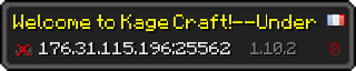 Userbar 320x64 in minecraft style for 176.31.115.196:25562