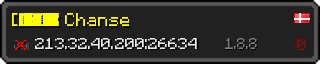 Userbar 320x64 in minecraft style for 213.32.40.200:26634