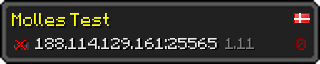 Userbar 320x64 in minecraft style for 188.114.129.161:25565