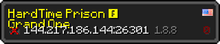 Userbar 320x64 in Minecraft-Stil für den Server 144.217.186.144:26301