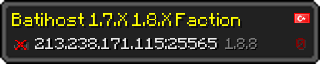 Userbar 320x64 in minecraft style for 213.238.171.115:25565