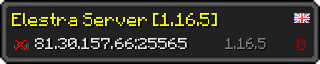 Userbar 320x64 in Minecraft-Stil für den Server 81.30.157.66:25565