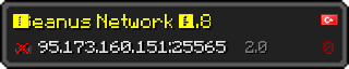 Userbar 320x64 in minecraft style for 95.173.160.151:25565