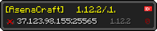 Userbar 320x64 in minecraft style for 37.123.98.155:25565