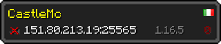 Userbar 320x64 in minecraft style for 151.80.213.19:25565