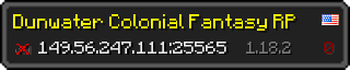 Userbar 320x64 in minecraft style for 149.56.247.111:25565