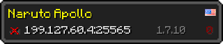 Userbar 320x64 in minecraft style for 199.127.60.4:25565